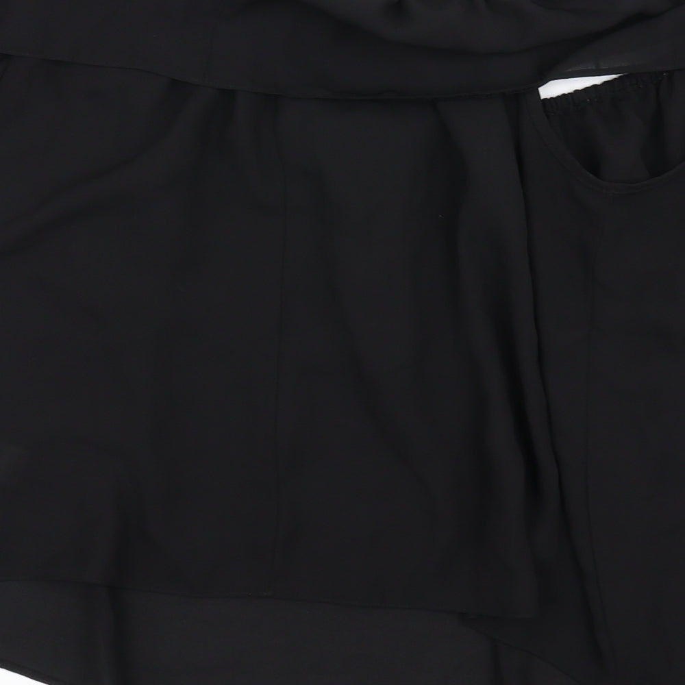 Atmosphere Womens Black Basic T-Shirt Size 12
