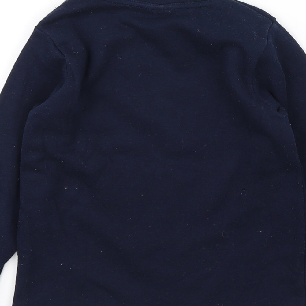 Preworn Boys Blue Pullover Jumper Size 4 Years
