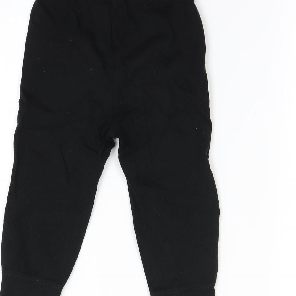 Gap Boys Black Jogger Trousers Size 2 Years