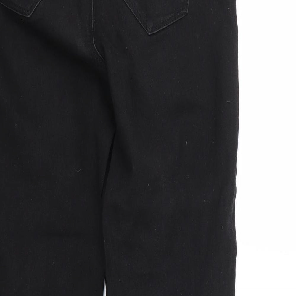 Denim & Co. Womens Black Skinny Jeans Size 12 L27.5 in