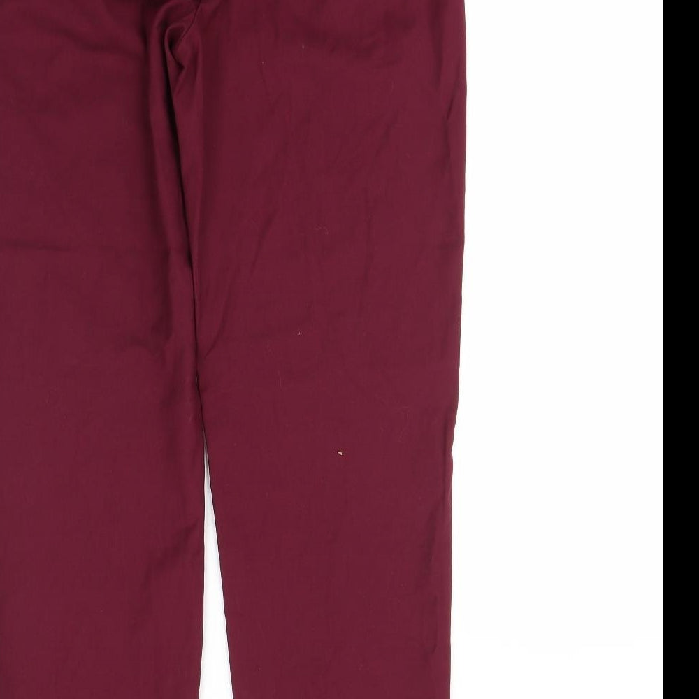 Marks & Spencer Womens Purple Dress Pants Trousers Size 10 L29 in
