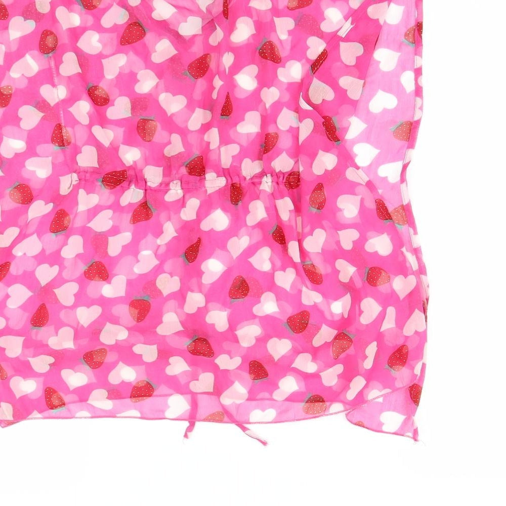 Girl 2 Girl Girls Multicoloured Polka Dot Kaftan Size 3-4 Years
