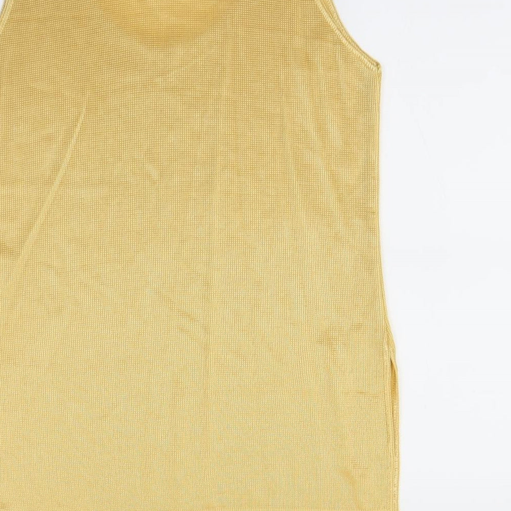 Classic Womens Gold Basic Tank Size 14
