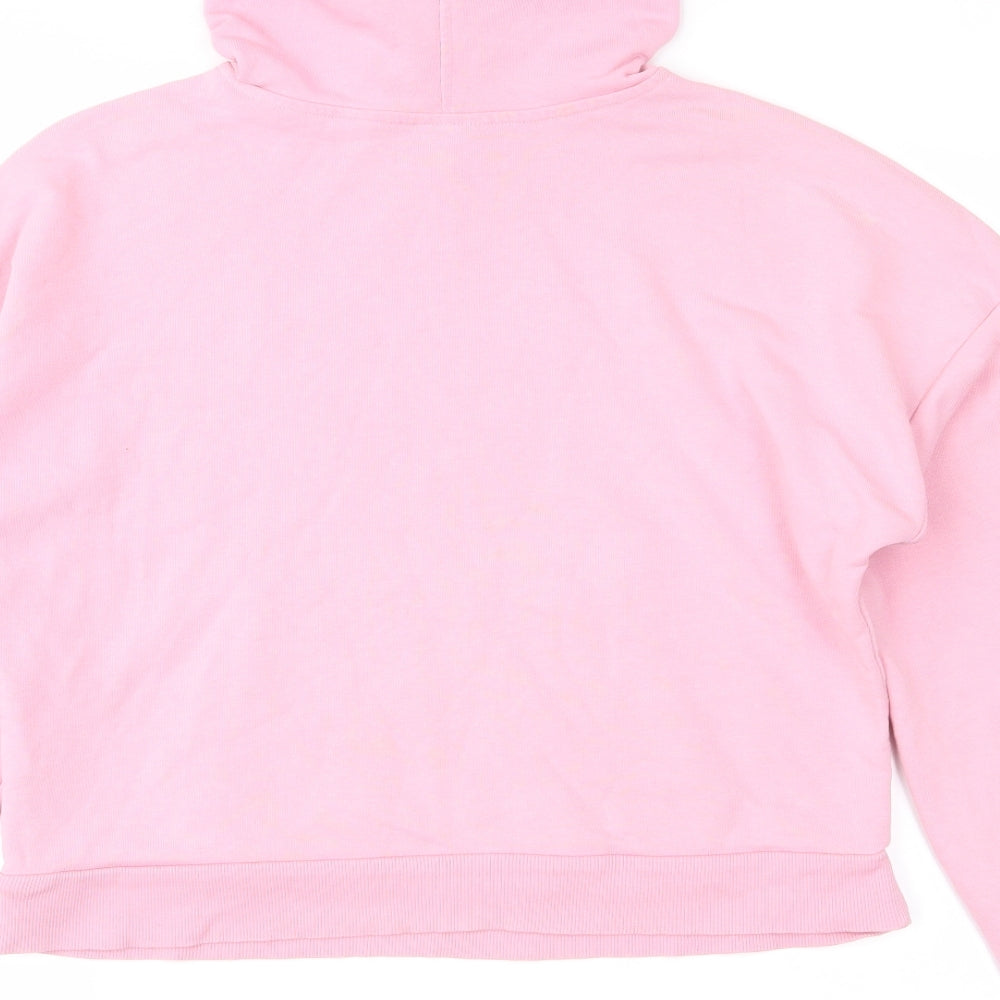 Topshop Womens Pink Pullover Hoodie Size 6
