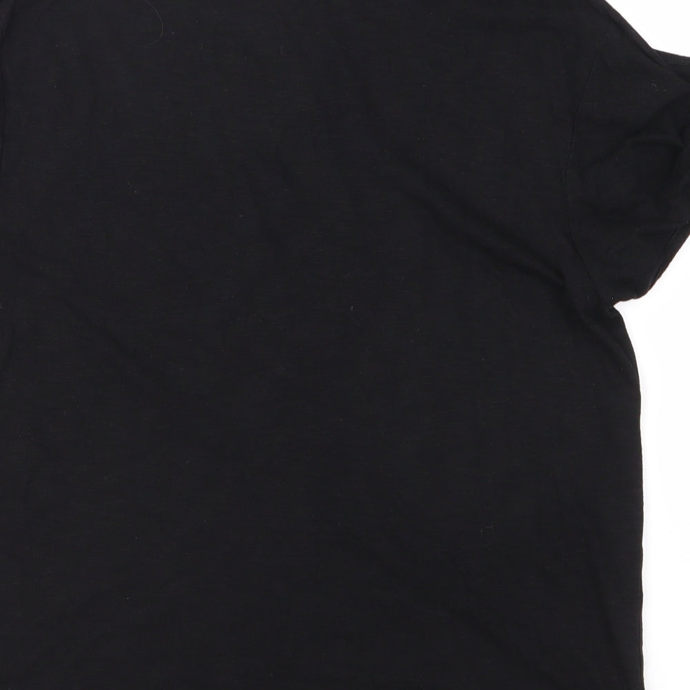 New Look Womens Black Basic Blouse Size 6