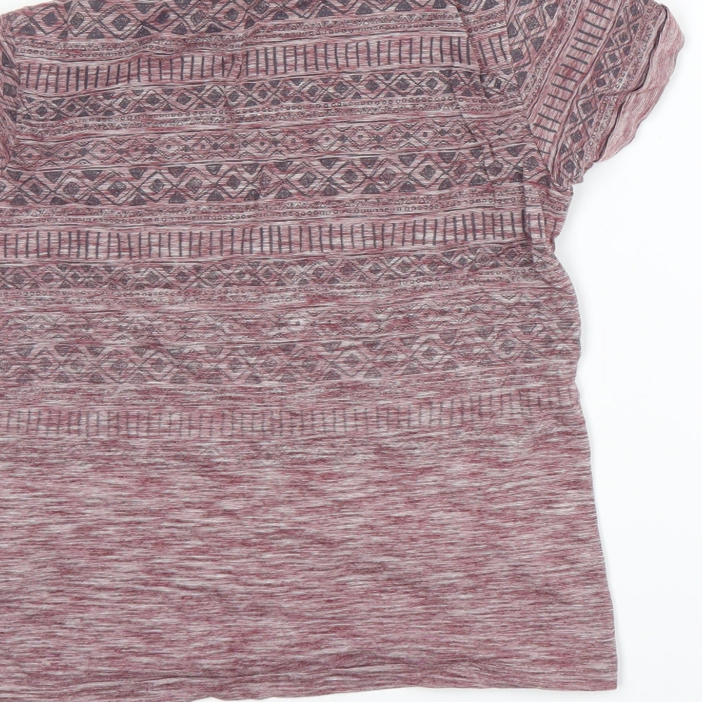 George Girls Red Basic T-Shirt Size 10-11 Years