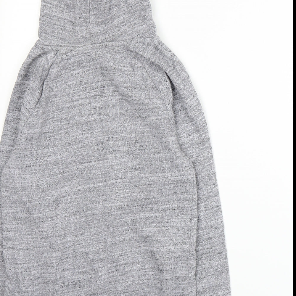 Pineapple Girls Grey Pullover Hoodie Size 11-12 Years