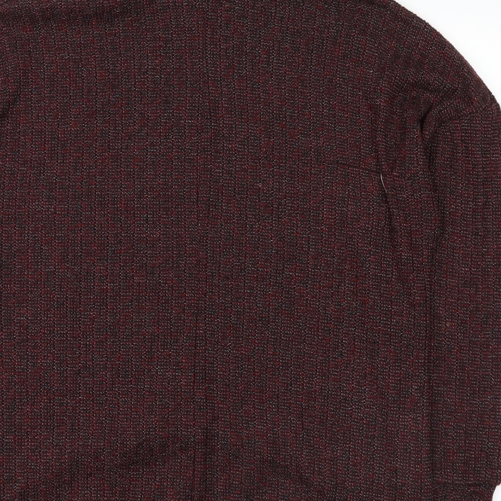 Topshop Womens Red Pullover Jumper Size 14