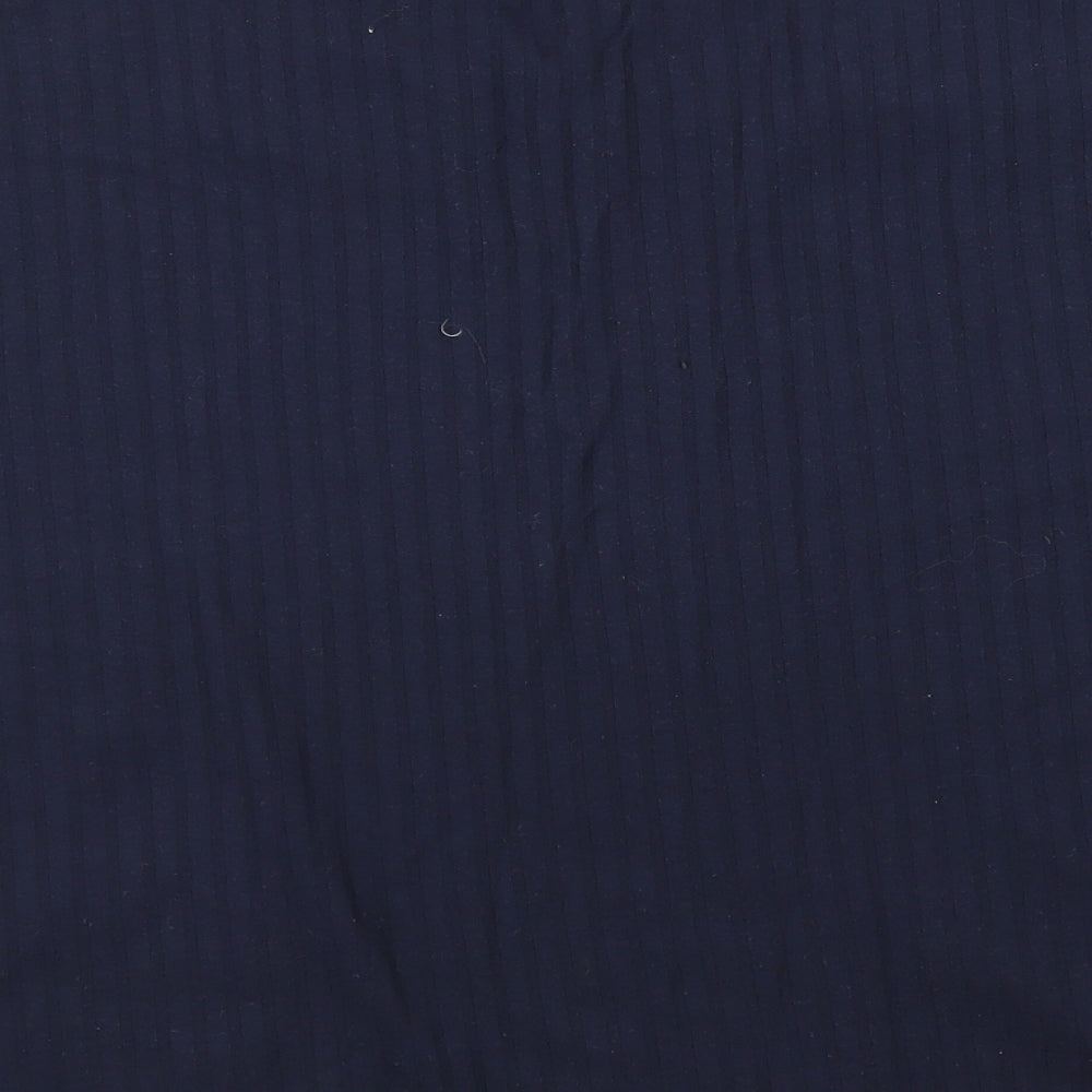 La Chem Womens Blue Basic T-Shirt Size S