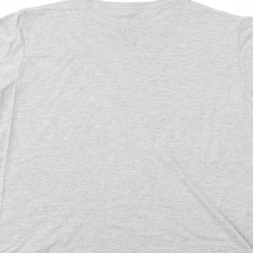 BRAVAD Womens Grey Basic T-Shirt Size XL