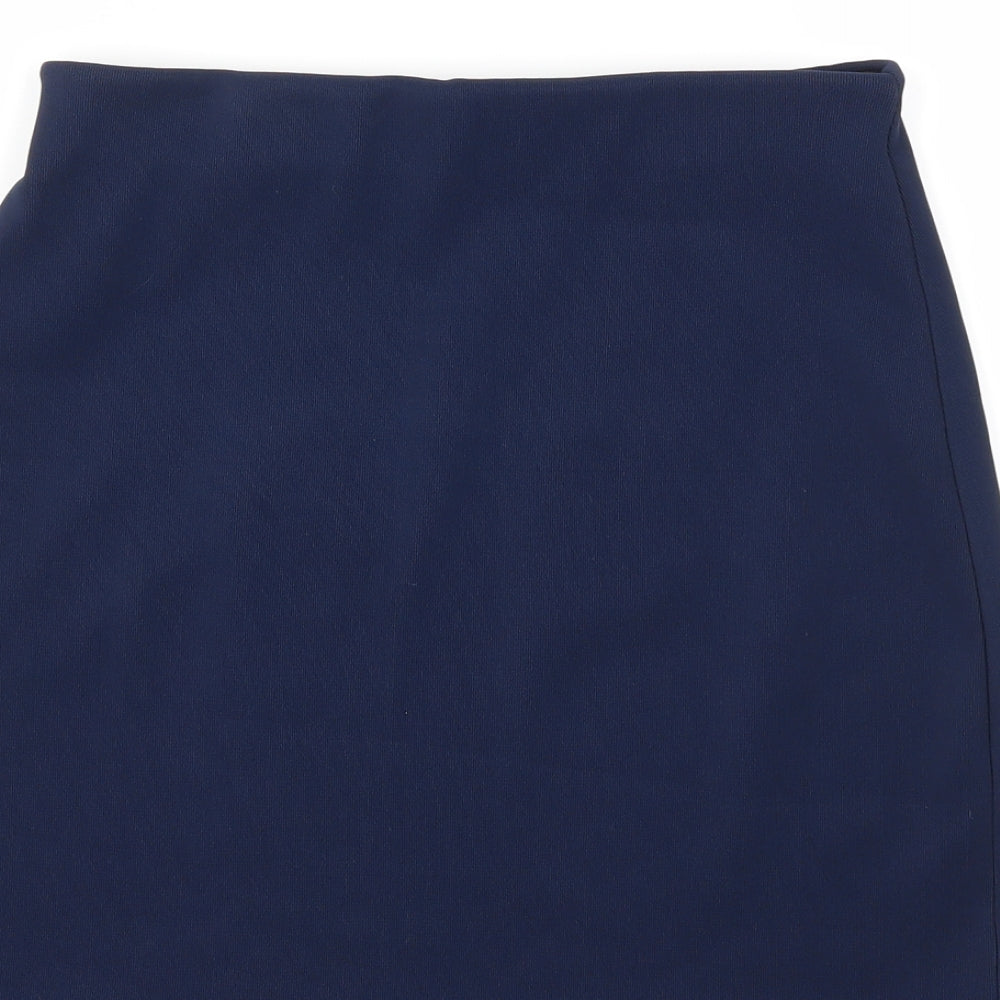 Preworn Womens Blue A-Line Skirt Size M