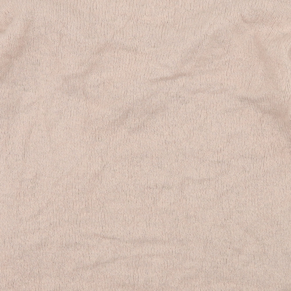 Fluid Womens Pink Knit Pullover Jumper Size 8