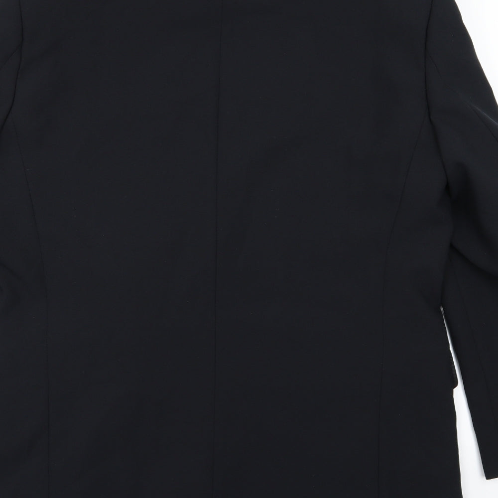 Premier MAN Mens Black Rayon Jacket Suit Jacket Size 42