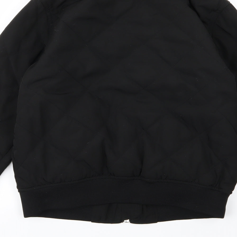Cubus Womens Black Argyle/Diamond Jacket Size XS