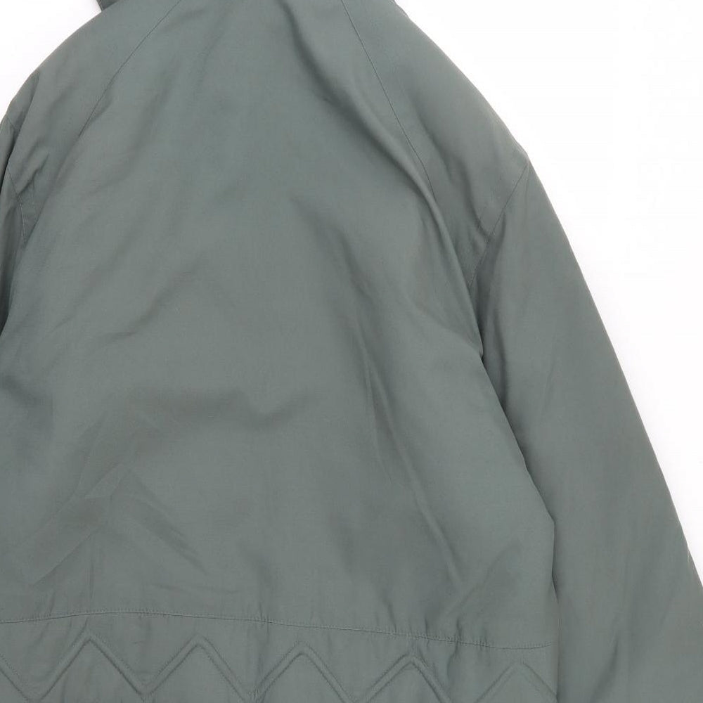 Compliments Womens Green Overcoat Coat Size 10