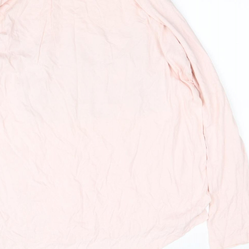 Beloved Womens Pink Basic T-Shirt Size L