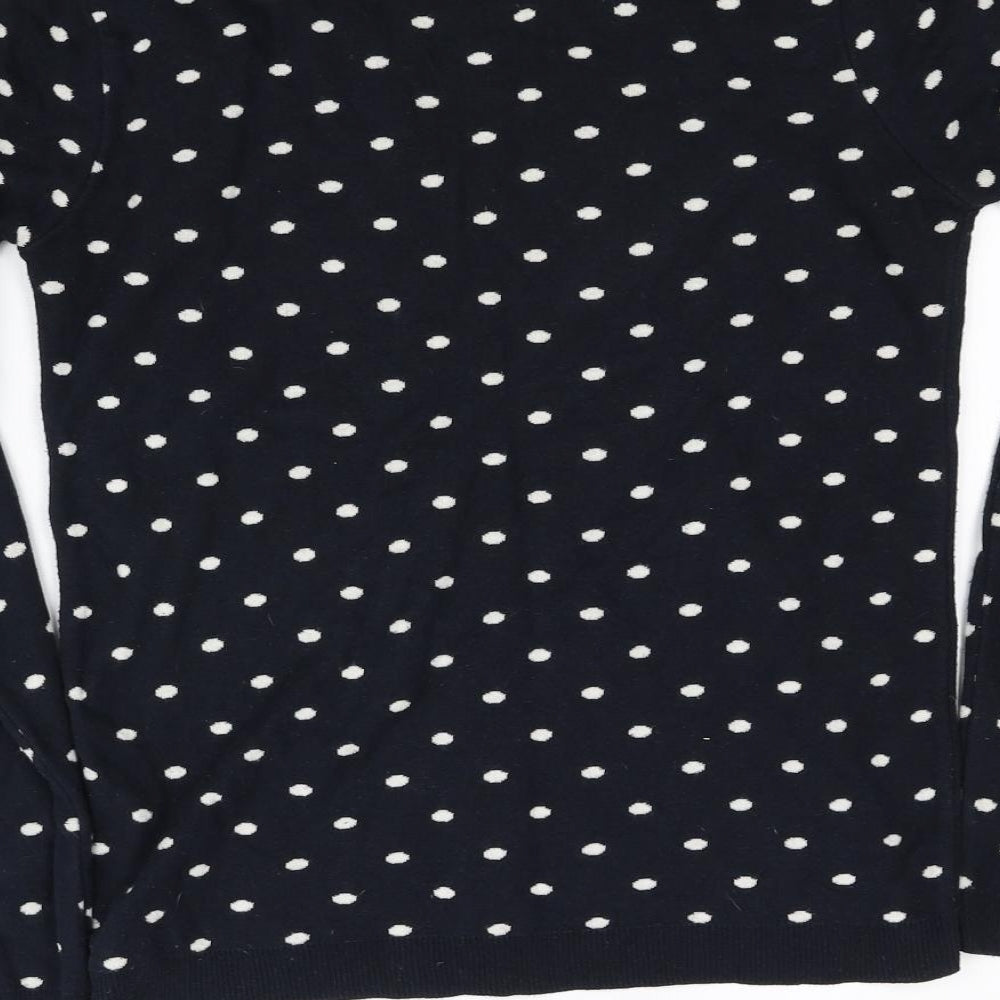 Topman Womens Blue Pullover Jumper Size S