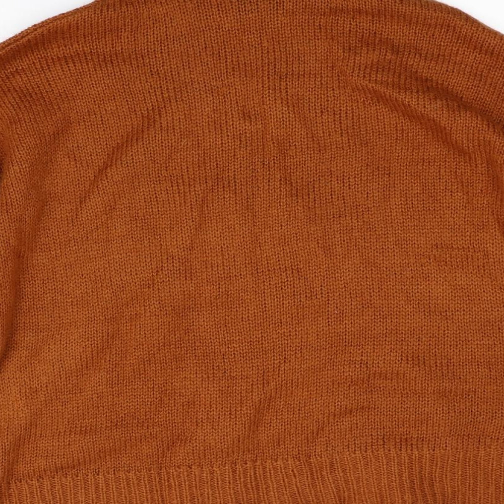 New Look Womens Orange Pullover Jumper Size L