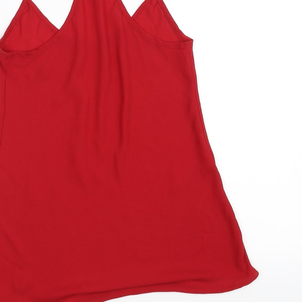 costume Womens Red Basic Blouse Size S