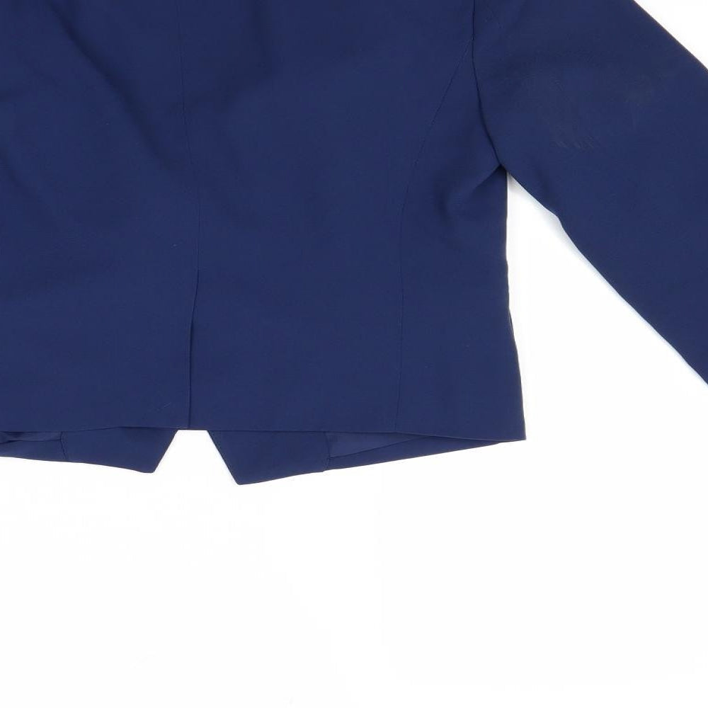 forever 21`b Womens Blue Jacket Blazer Size XS