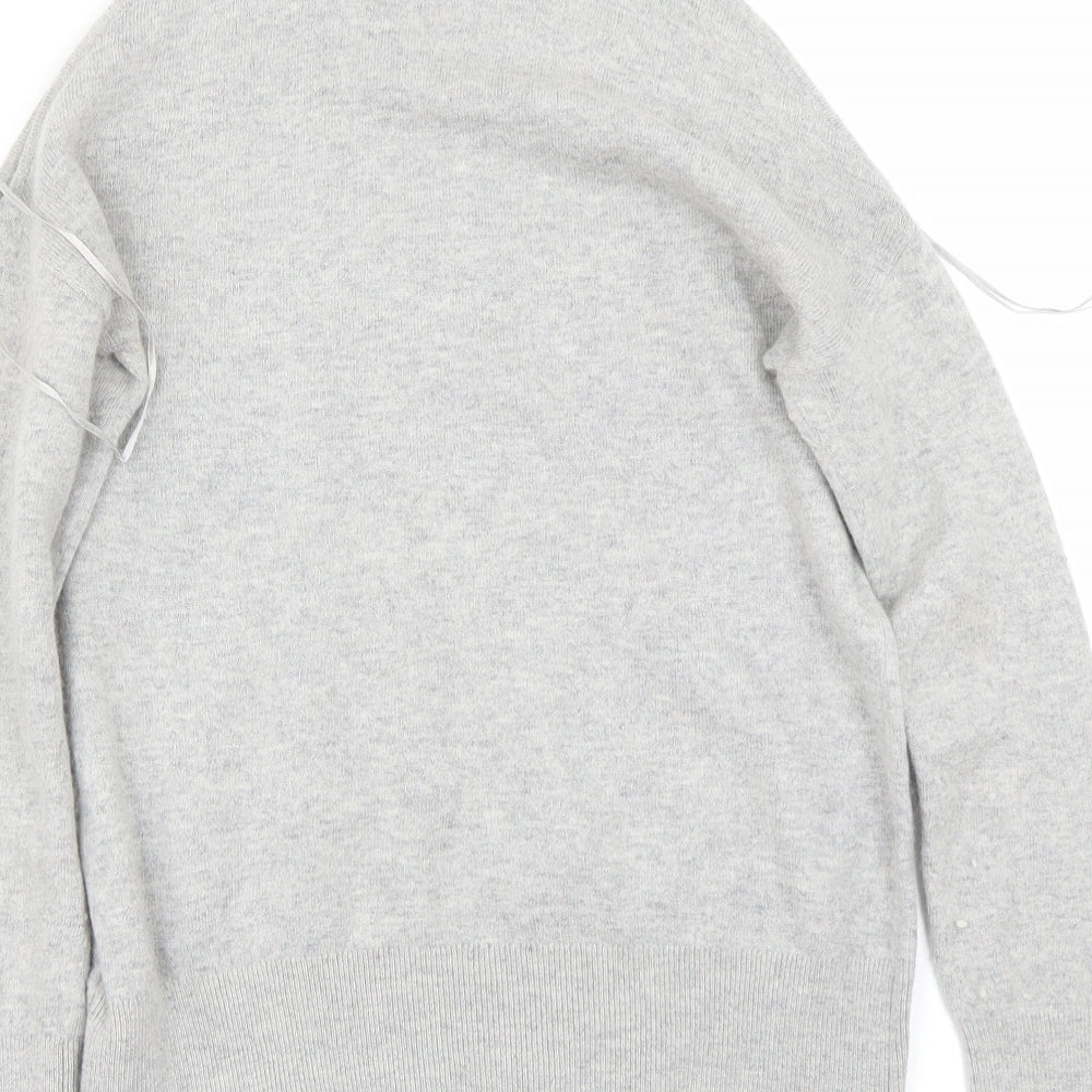 Topshop Womens Grey Pullover Jumper Size 8