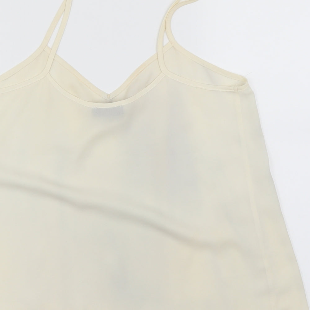 Topshop Womens Ivory Basic Blouse Size 10