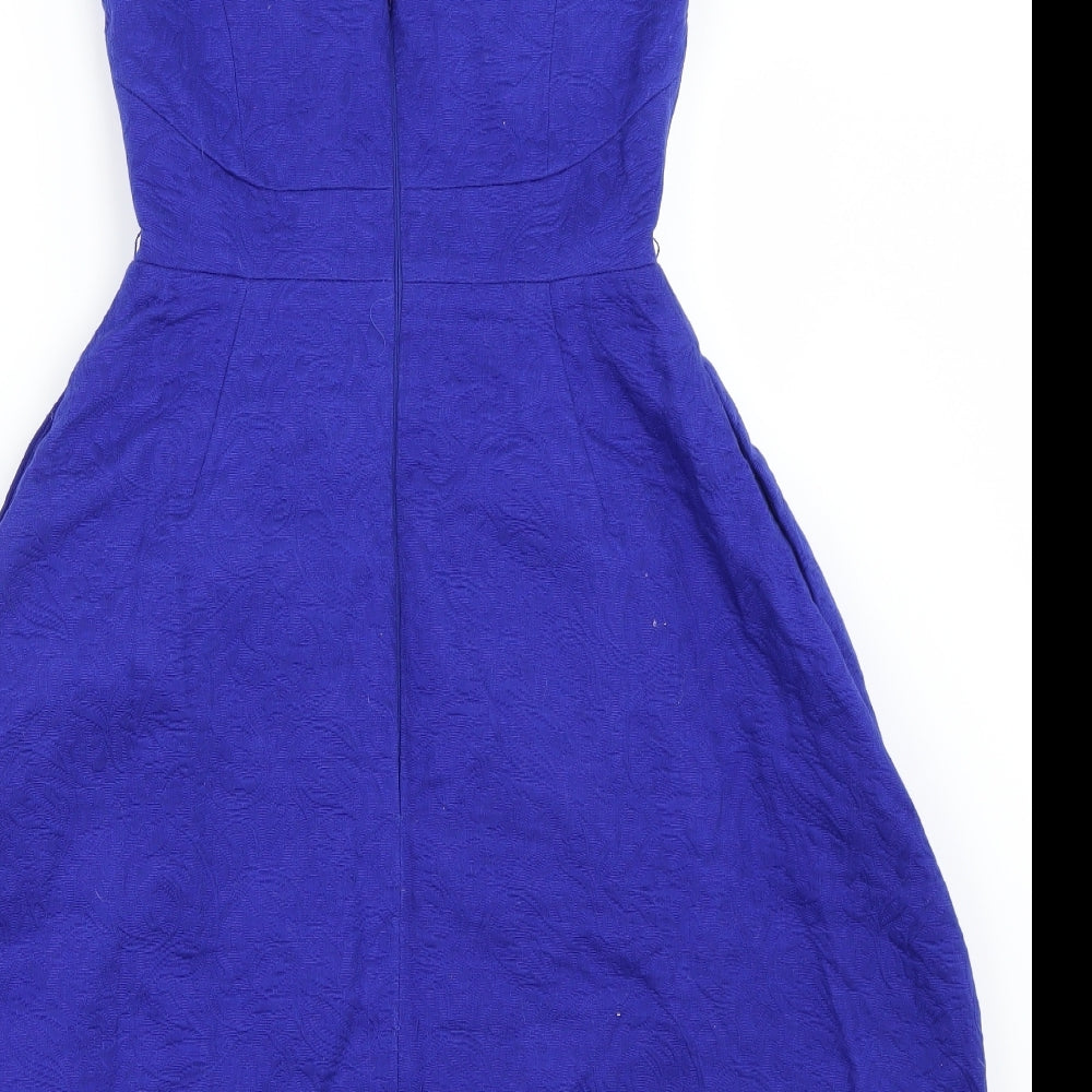Coast Womens Black Fit & Flare Size 6