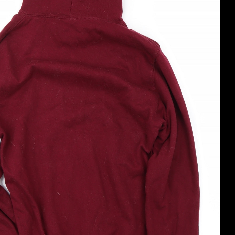 Preworn Womens Red Pullover Hoodie Size S