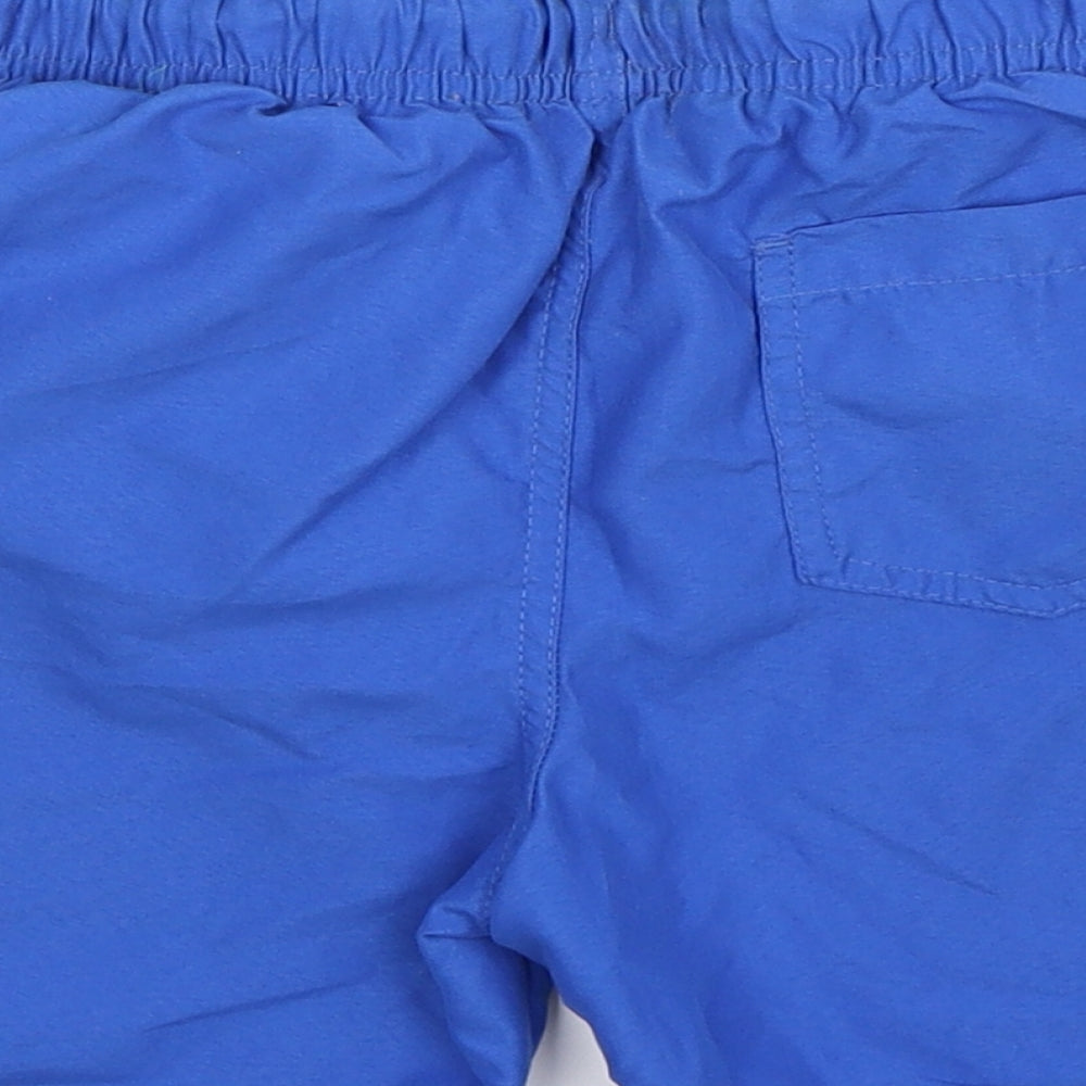 Rebel Boys Blue Bermuda Shorts Size 8-9 Years