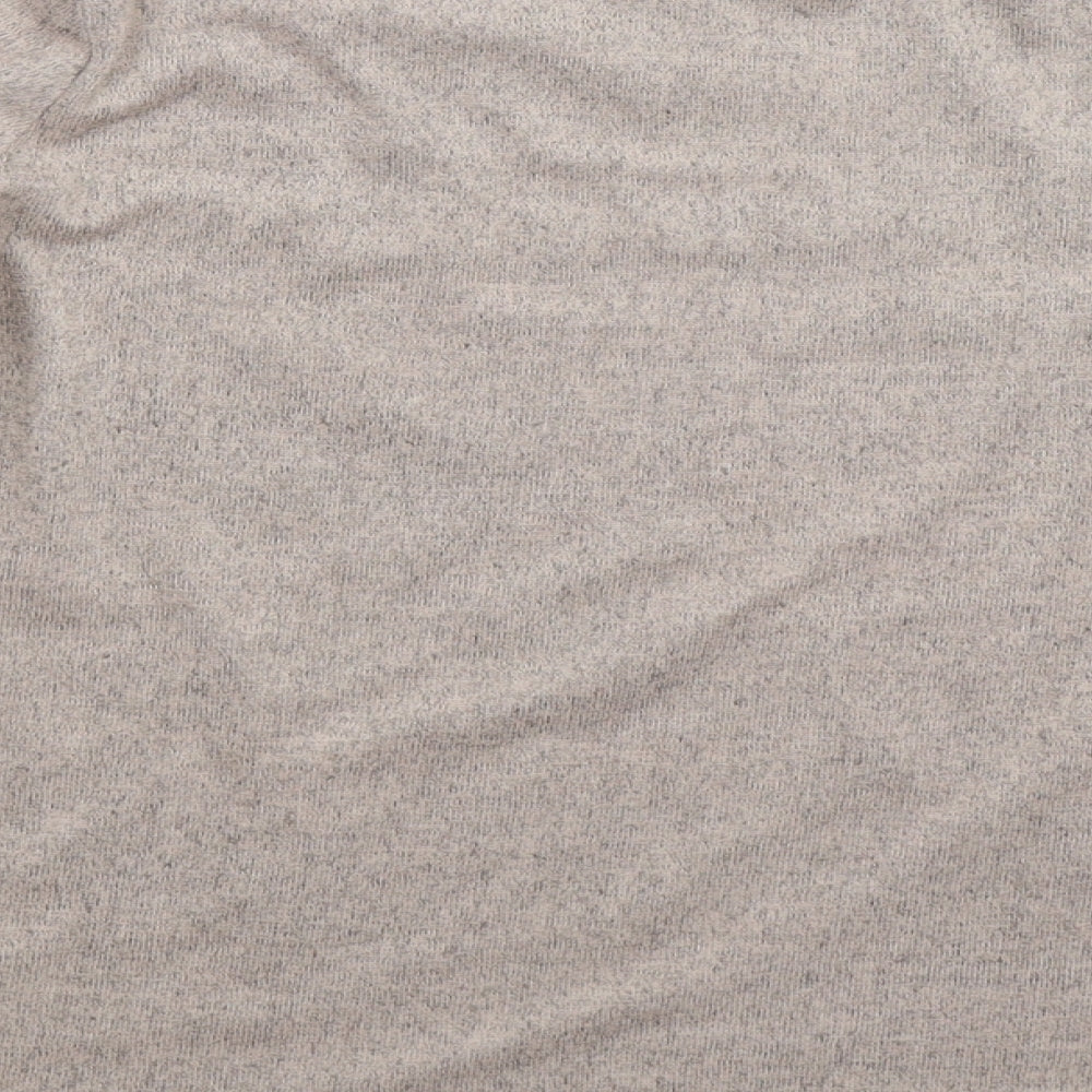 F&F Womens Beige Knit Pullover Jumper Size 12