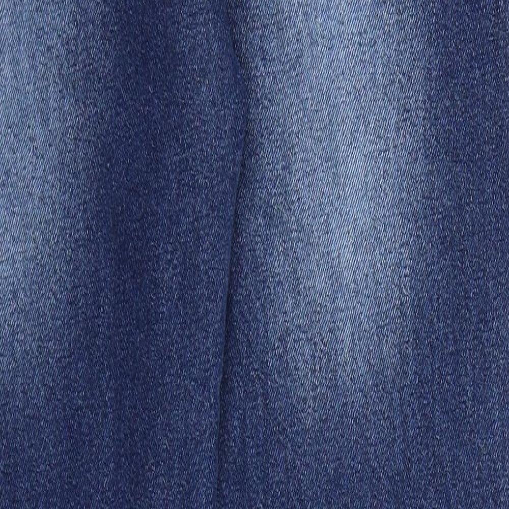 I SAW IT FIRST Womens Blue Denim Straight Jeans Size 6 L29 in