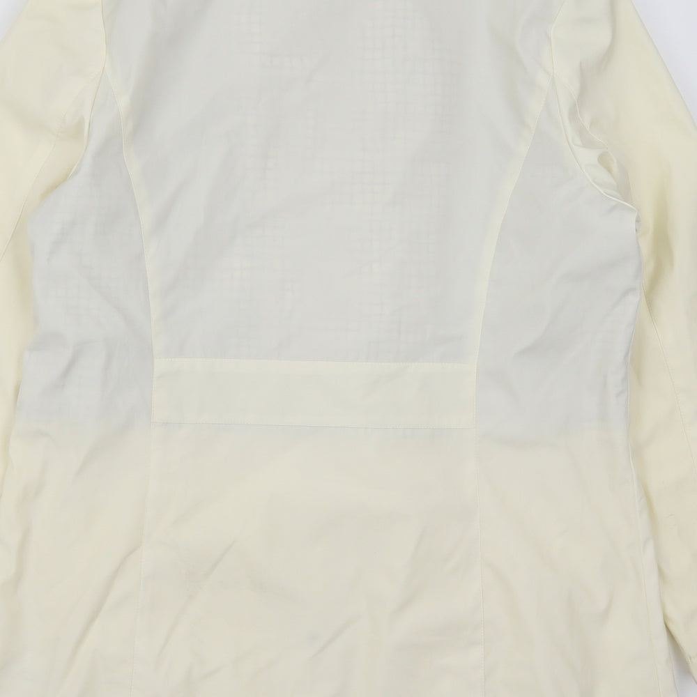 Finesse Womens White Anorak Coat Size 12 - Cream