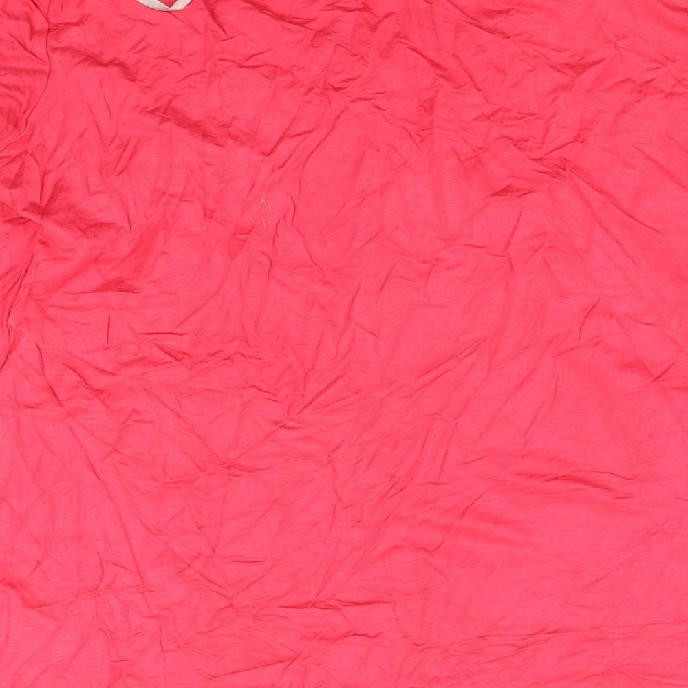 Soon Womens Red Basic T-Shirt Size 14