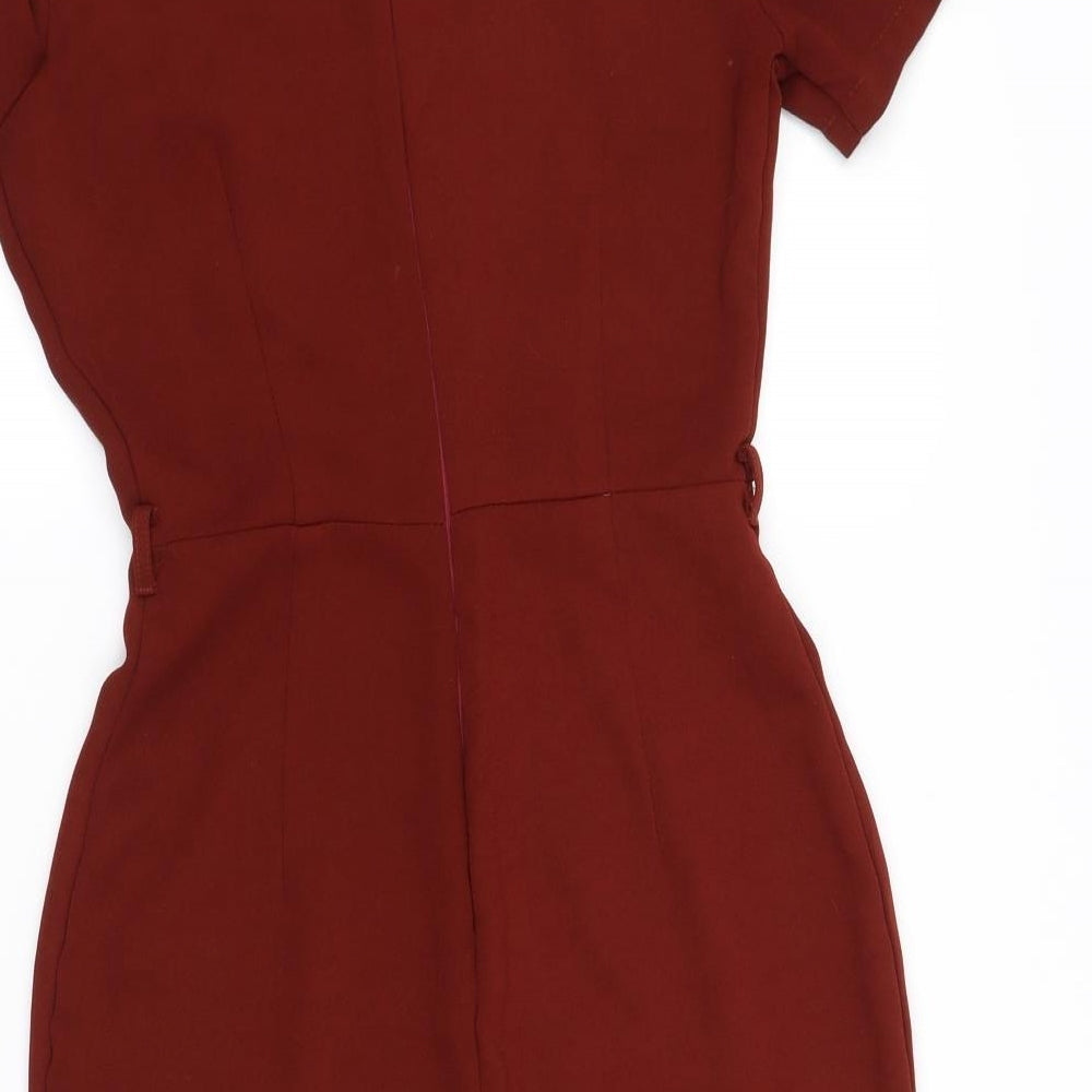 collection Womens Purple Fit & Flare Size 8