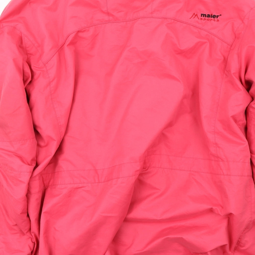 maier Womens Pink Jacket Size 16