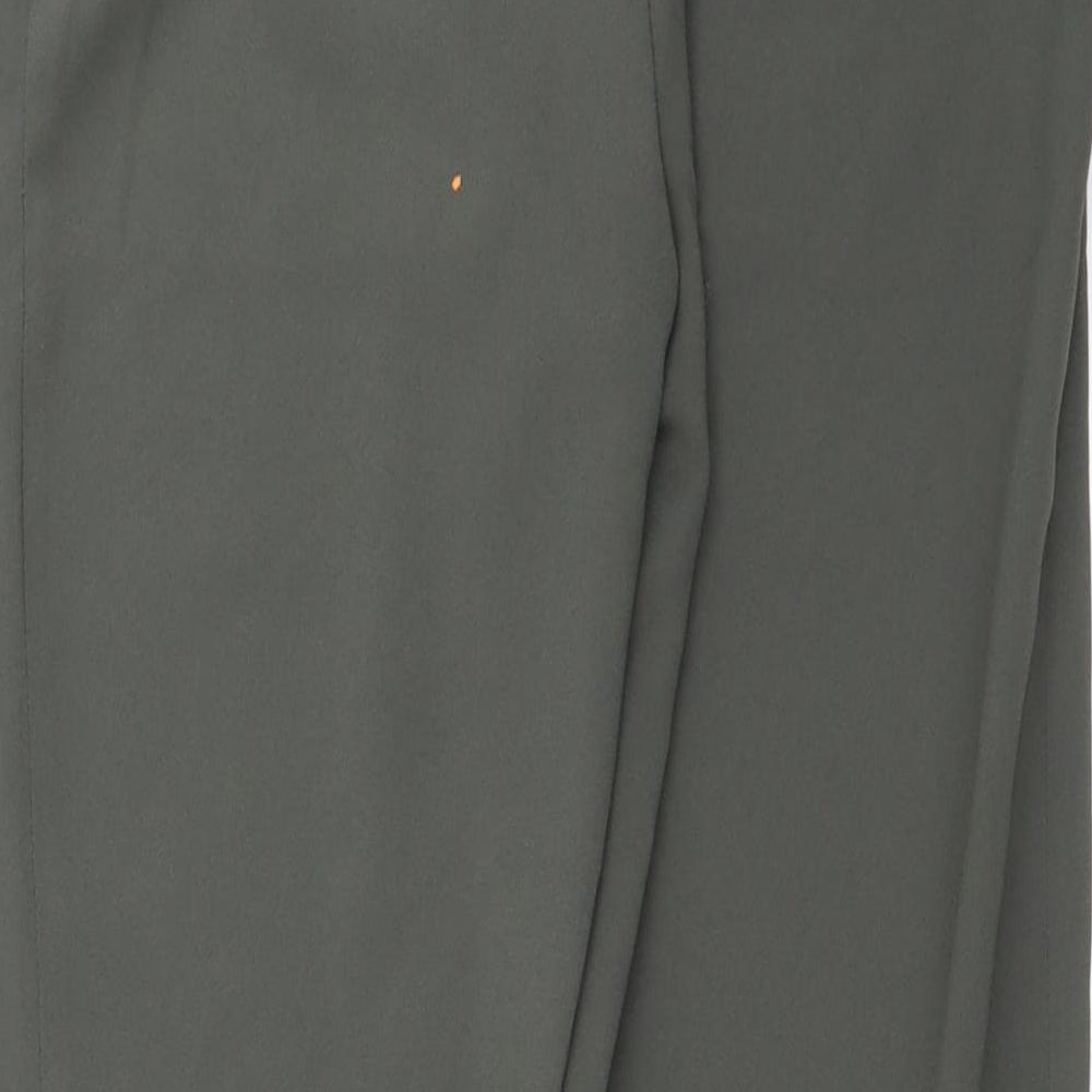 H&M Womens Green Trousers Size 6 L25 in