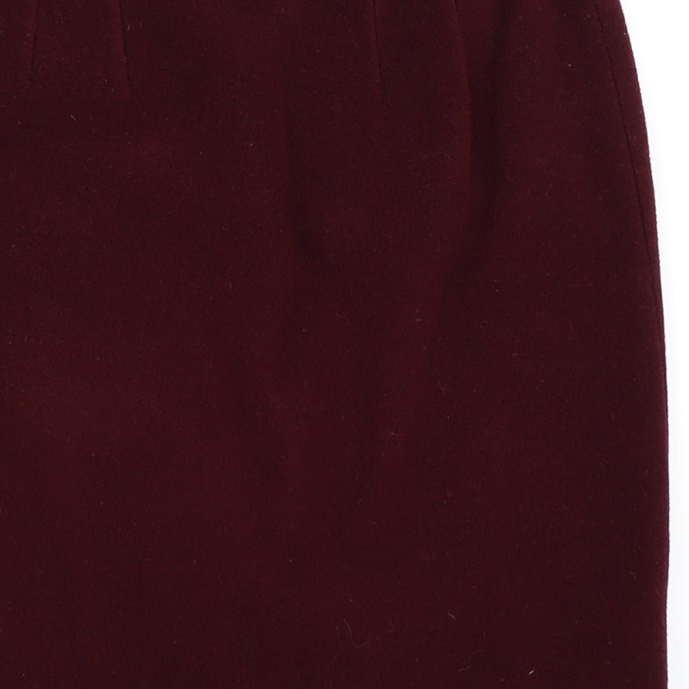 Preworn Womens Red Mini Skirt Size 36