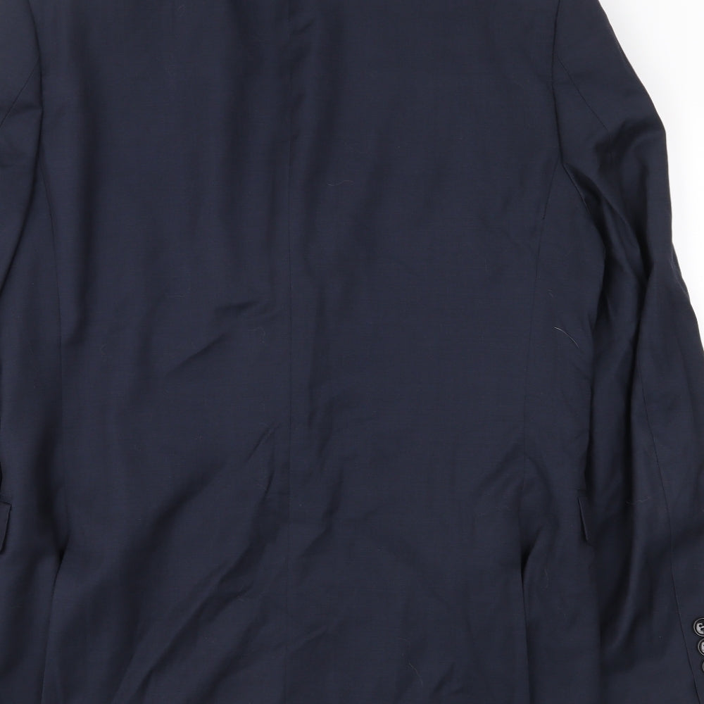 Preworn Mens Blue Jacket Suit Jacket Size 40