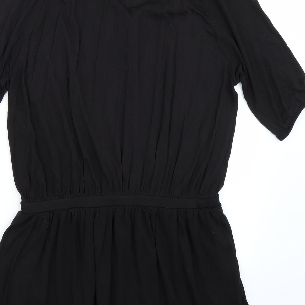 Mango Womens Black A-Line Size M