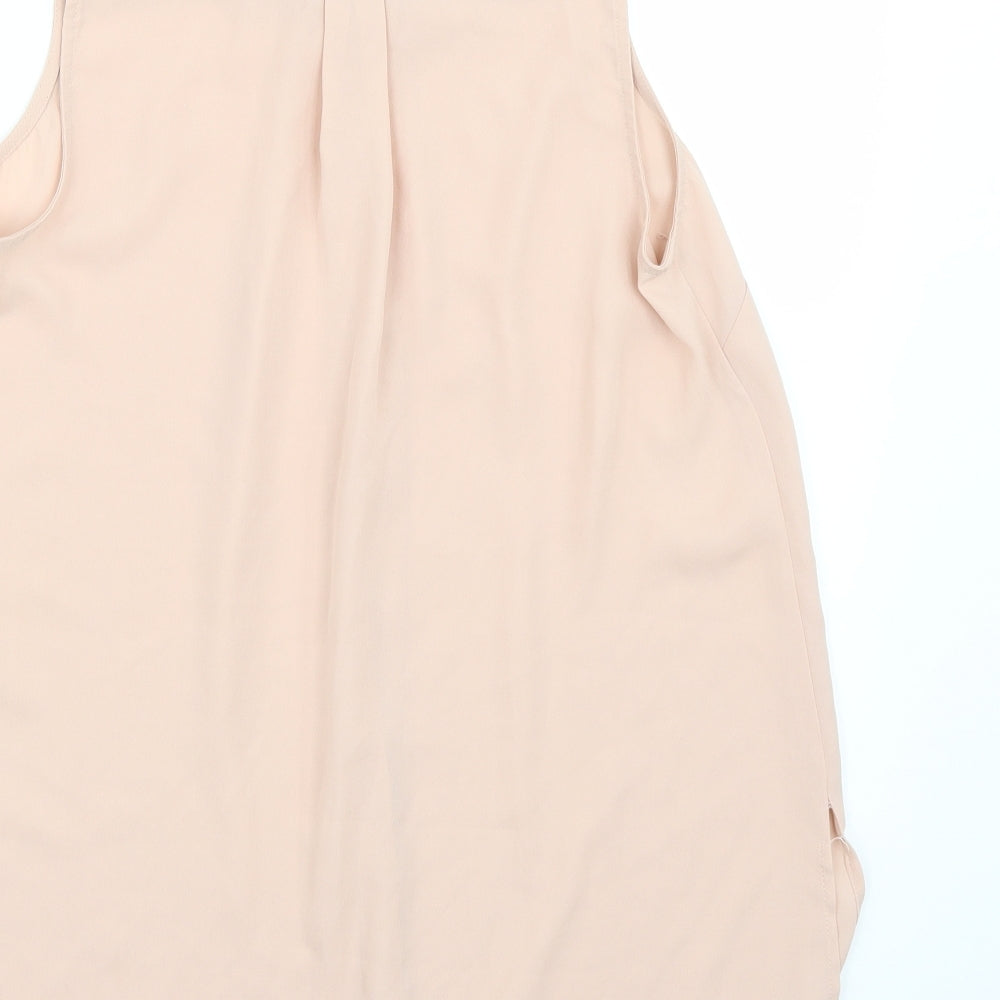 Newlook Womens Pink Basic Button-Up Size 12
