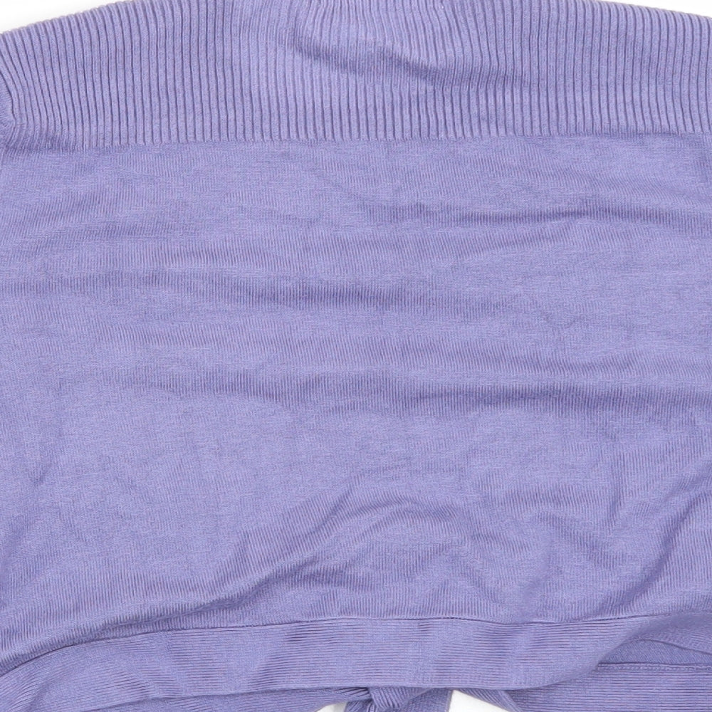 Marks & Spencer Womens Purple Pullover Jumper Size 14