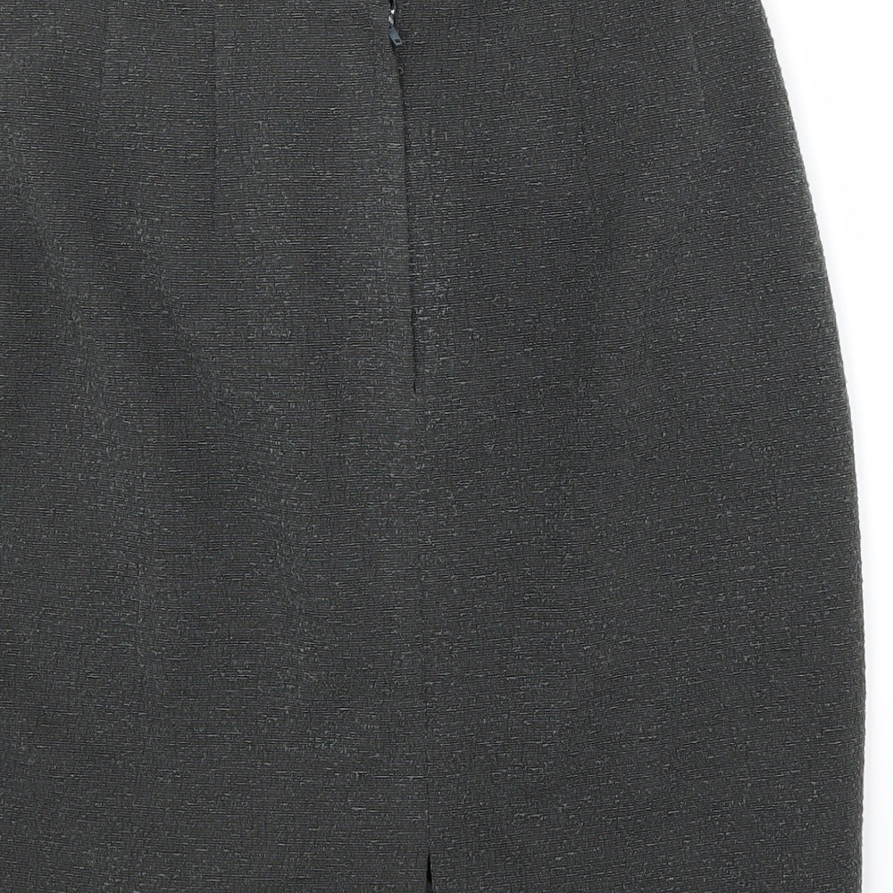 Preworn Womens Green A-Line Skirt Size 12