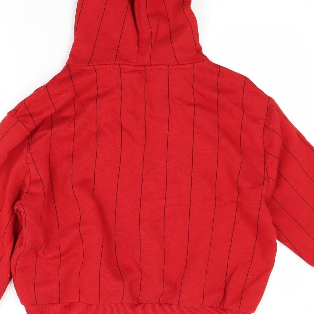 Divided Womens Red Pullover Hoodie Size M