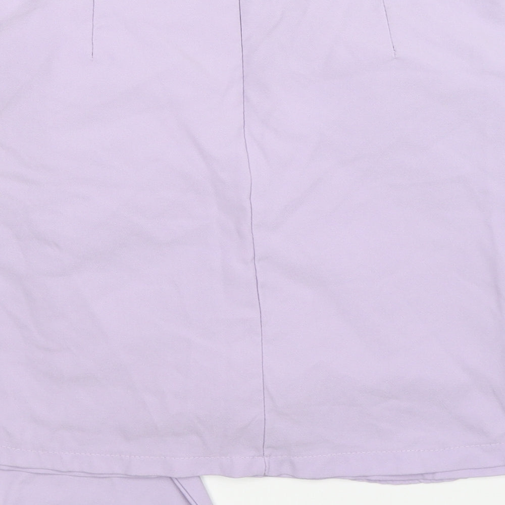 Bei Sen Womens Purple A-Line Skirt Size 28 in