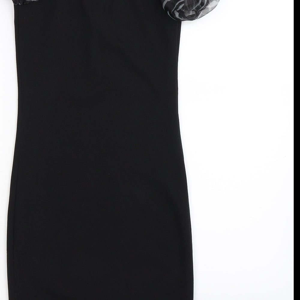 New Look Womens Black Bodycon Size 8
