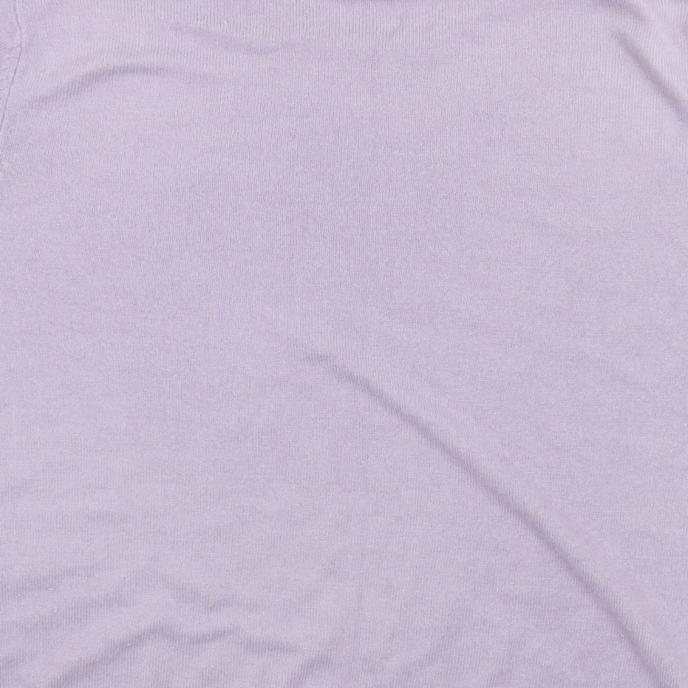 Bonmarché Womens Purple Pullover Jumper Size M