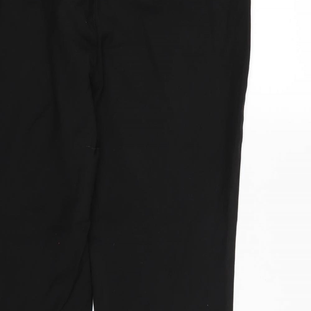 Marks and Spencer Womens Black Rayon Dress Pants Trousers Size 14 L28 in