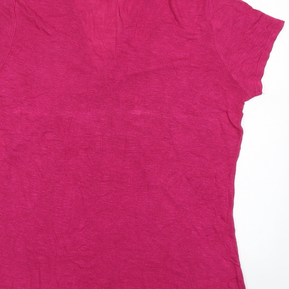 TU Womens Pink Wrap Jumper Size 18