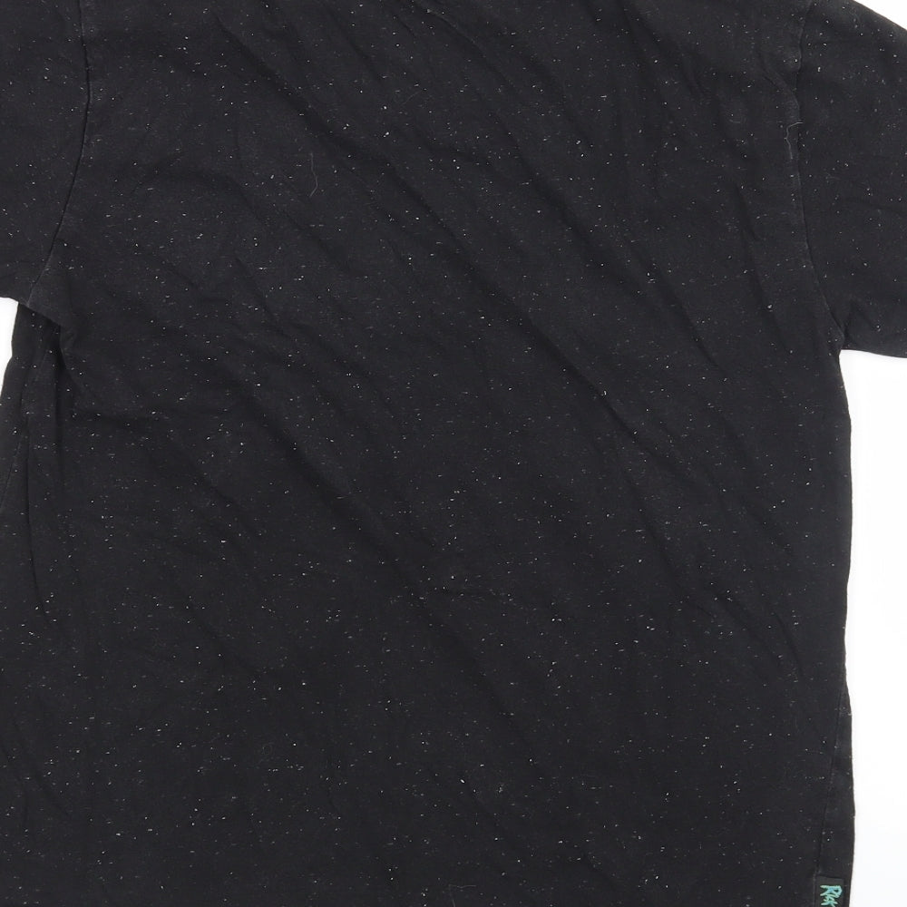 Primark Boys Black Basic T-Shirt Size S