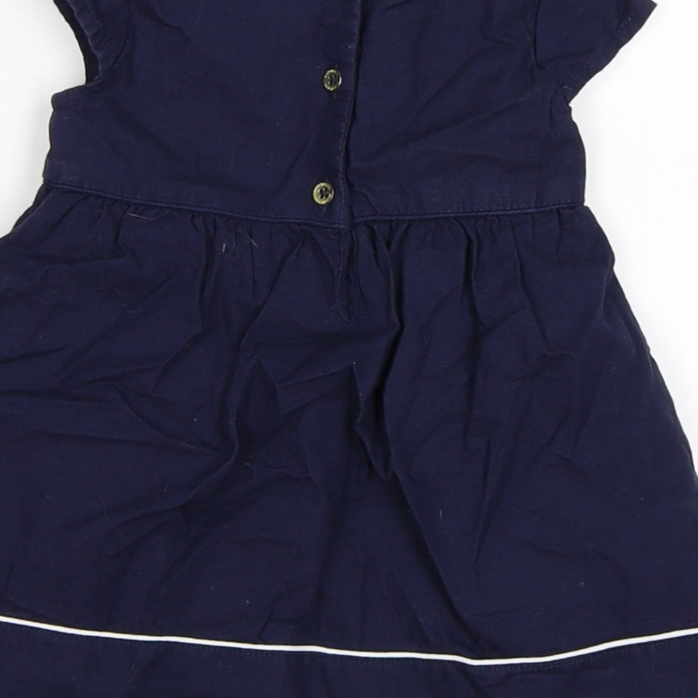Marks & Spencer Girls Blue Fit & Flare Size 0-3 Months